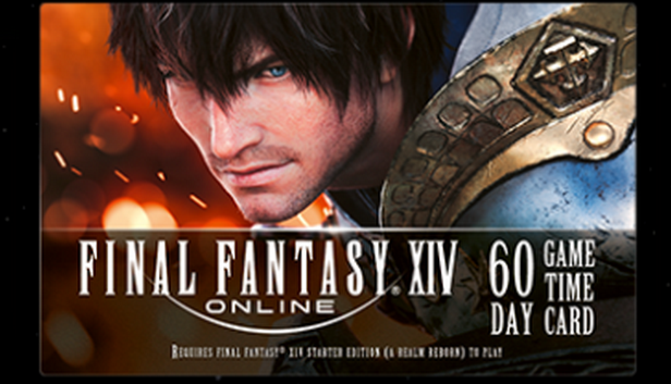Final Fantasy XIV - 60 Days Game Time Card