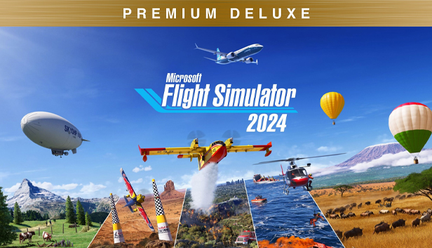 

Microsoft Flight Simulator 2024 Premium Deluxe Edition (Xbox Series X|S & PC)