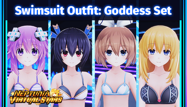 Neptunia Virtual Stars - Swimsuit Outfit Goddess Set DLC