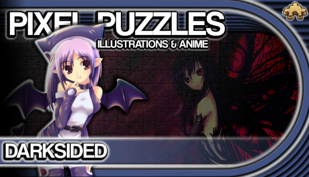 Pixel Puzzles Illustrations & Anime - Jigsaw Pack: Dark Sided