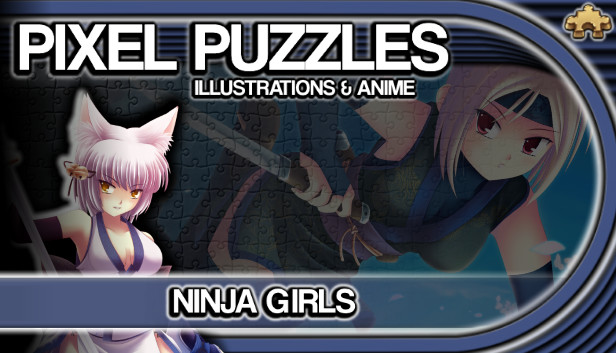 Pixel Puzzles Illustrations & Anime - Jigsaw Pack: Ninja Girls