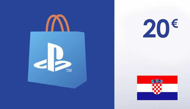 PlayStation Network Gift Card 20 EUR - PSN Croatia