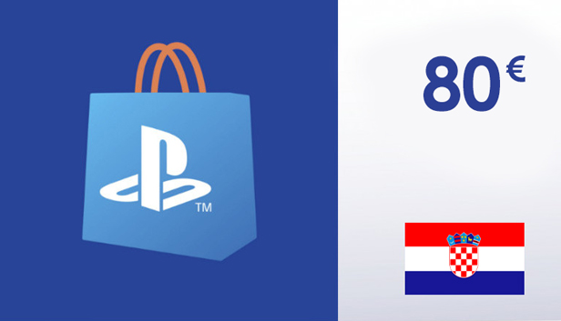 PlayStation Network Gift Card 80 EUR - PSN Croatia